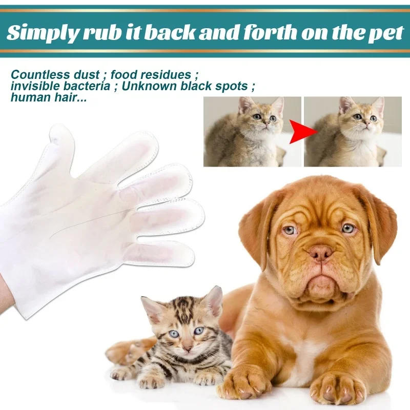 Pet wash free gloves for dogs and cats, spa bathing to remove odors, cleaning, cleaning, and cleaning care, dry cleaning gloves