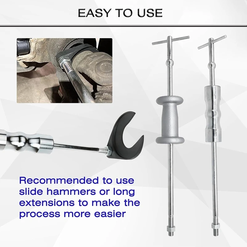 Ferramenta de remoção de eixo CV interno T61C_63 mm com porca