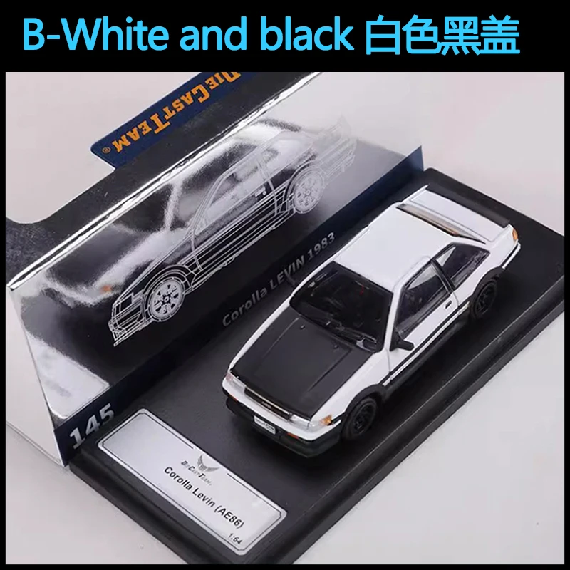 DCT 1:64 Scale AE86 Corolla Levine Simulation Alloy Car Model