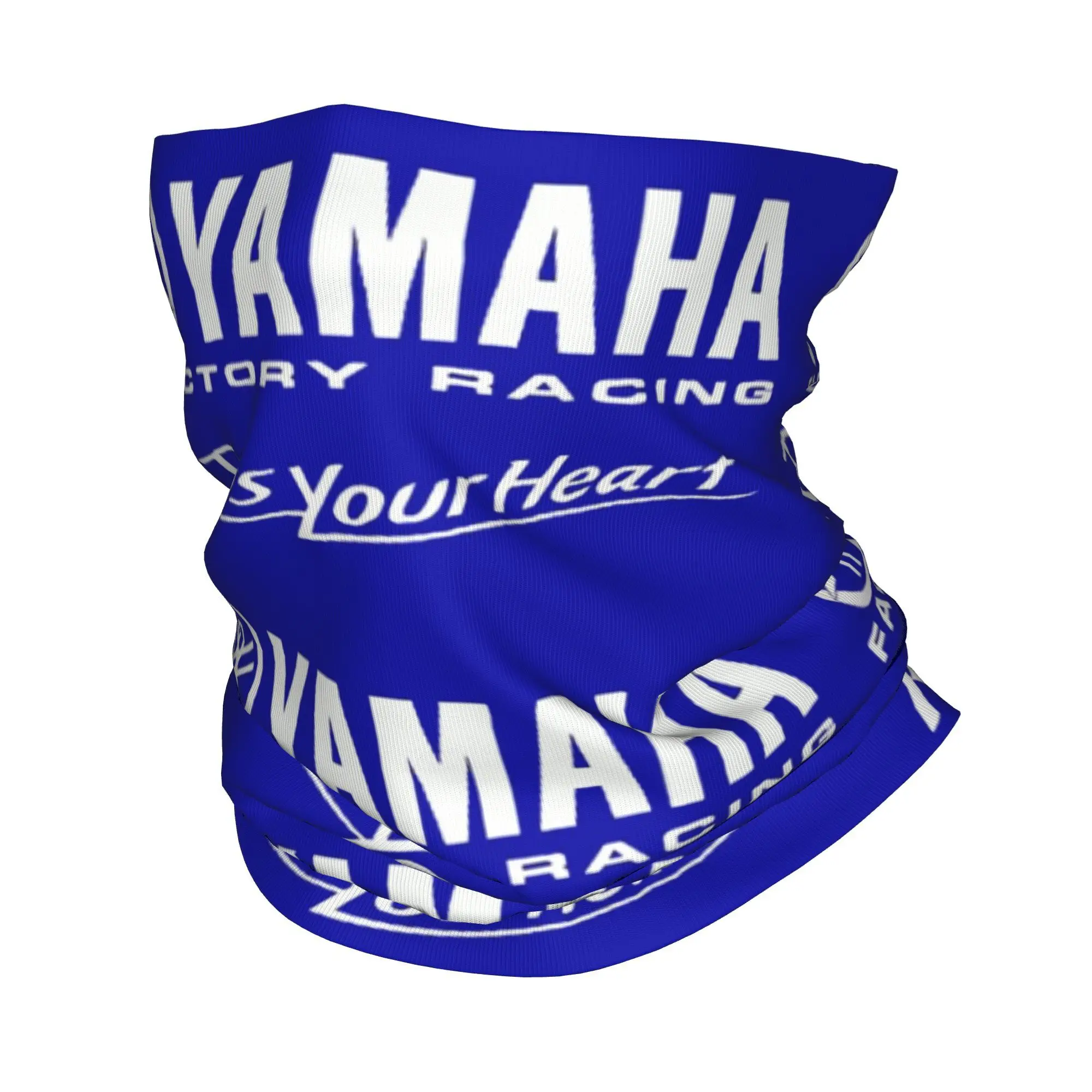 Custom Y-Yamahas Revs Your Heart Bandana Neck Gaiter for Ski Running Women Men Wrap Scarf Balaclava Warmer