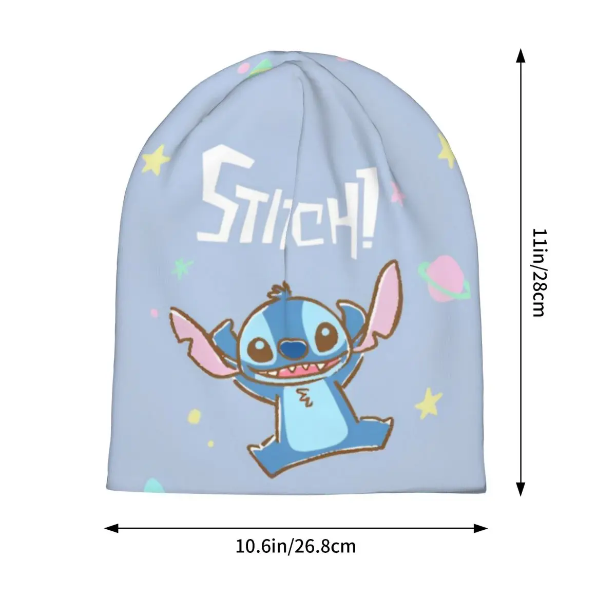 Kawaii Stitch Cap Cute Cartoon Koala Hip Hop Men Women Outdoor Skullies Beanies Hat Spring Warm Dual-use Bonnet Hats