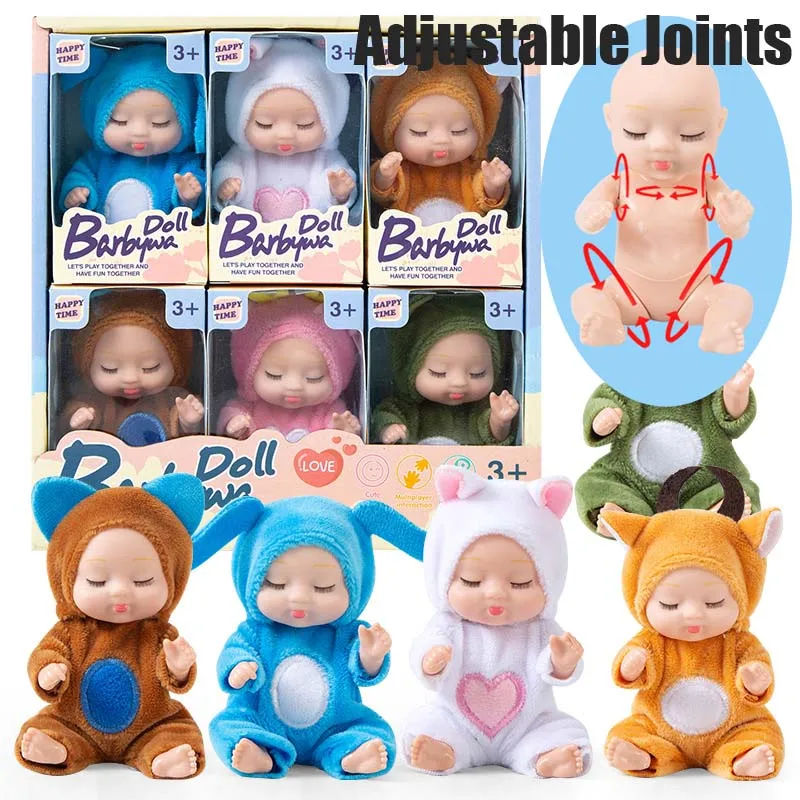 

Mini Sleeping Mini Reborn Dolls Children Cute Baby Dolls Boys Girls Reborn Adorable Toys Simulation Princess Toy