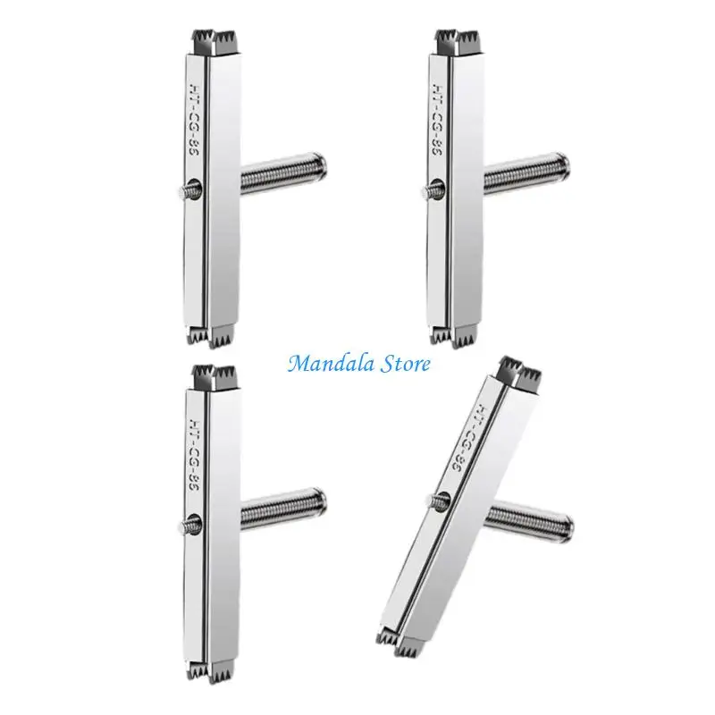 U2JC Wall Outlet Repair Clip Metal Electrical Box Fastener with Side Screw Design for Mount Hold and Repair Work Use