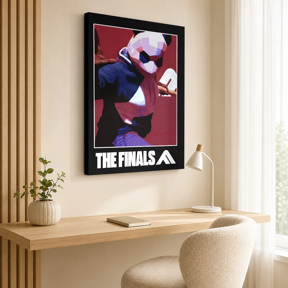 The Finals Game Canvas Painting Poster Custom Photo Gaming Anime Canvas Wall Art for Bedroom Decor Ready to Hang Gift for Fans