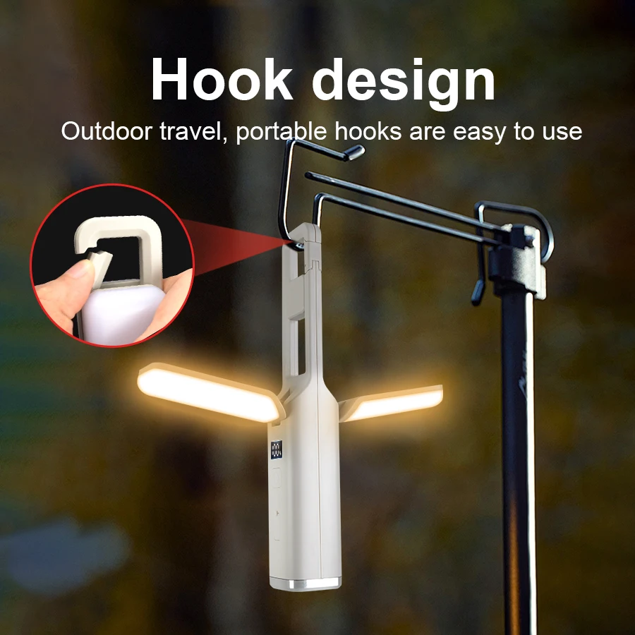 المحمولة القابلة لإعادة الشحن مصباح ليد جيب إضاءة الطوارئ التخييم ضوء خيمة خارجية العمل معلقة الشعلة للمشي لمسافات طويلة إصلاح الضوء