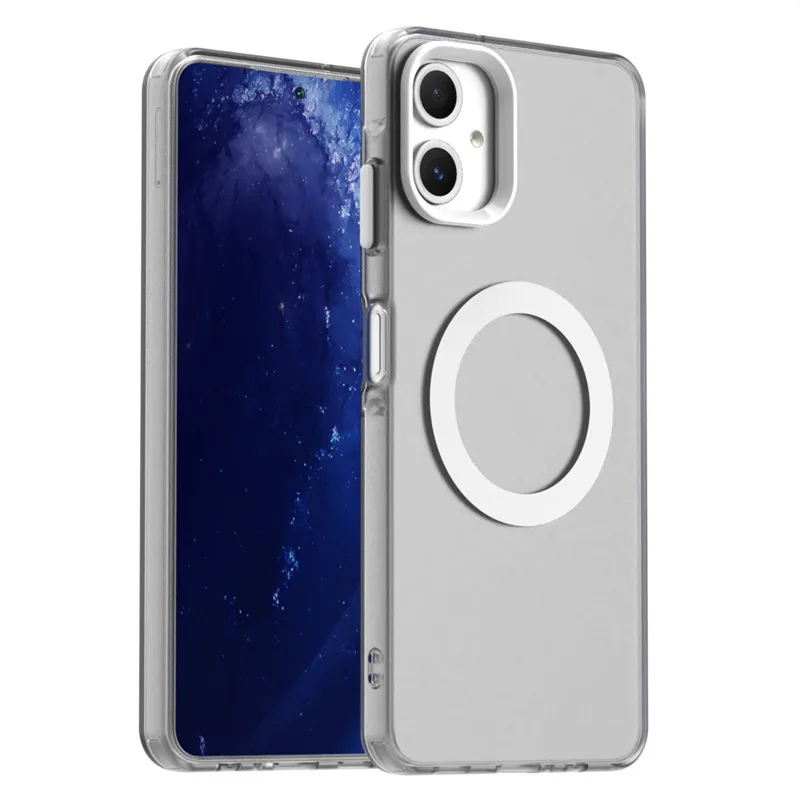 For Samsung Galaxy A06 4G Case For Samsung A06 4G Cover 6.7 inch Translucent Candy Color Matte Magnetic Shockproof Bumper