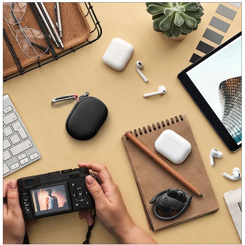 Headphone Storage Bag for HUAWEI Freebuds Pro 2/3 for Apple Airpods Pro TWS Earbuds Box 1/2 for XIAOMI Earphone Carrying Case