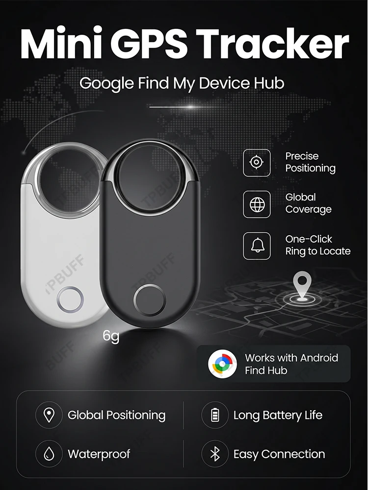Google Find My GPS-Tracker Android Anti-Verlust-Ortungsgerät GPS-Lokalisierungs-Detektor Smart Tag 2 Gehäuse Sicherheitsschutz Positionierung – Detail 1