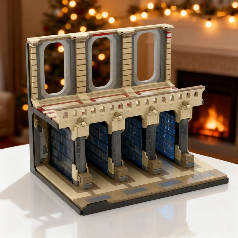 

2483pcs MOC Temple Arcives Star Battle Model Building Blocks Creative DIY Gift Display Decor Assemble Premium Adult Kids Desk