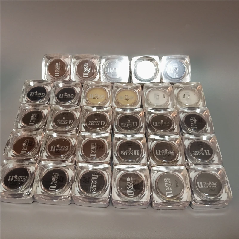 

11Pcs Ink Color Set PCD Micropigment Paste Permanent Makeup Ink For 3d Eyebrow Eyeliner Tattoo Machine Pen 5G Brown Beige Coffee