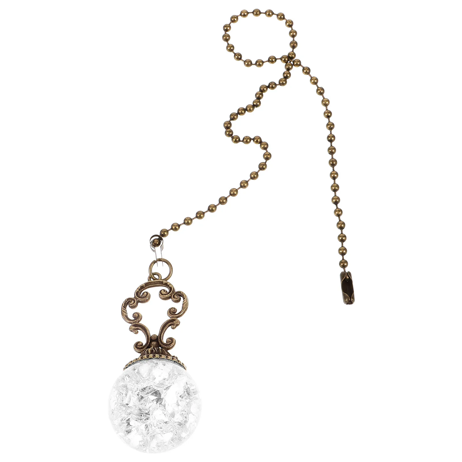

Beaded Diamond Fan Pull Chain Decorative Pull Chain Extension for Ceiling Fan Light Fixtures Home Office Cafe Pendant Ornament