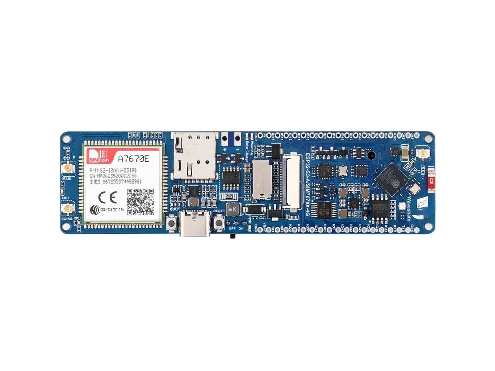 For  ESP32-S3 A7670E 4G Development Board LTE Cat-1 /2G/WiFi/Bluetooth GGNS