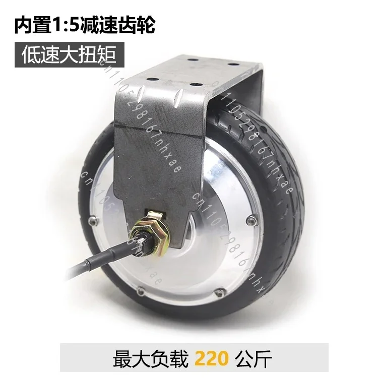 Of Low Speed High Torque Motor Rail Medical Diners 24 V and 36 V 156 Toothed Gear Motor Brushless Dc Wheel Speed 6 Inches