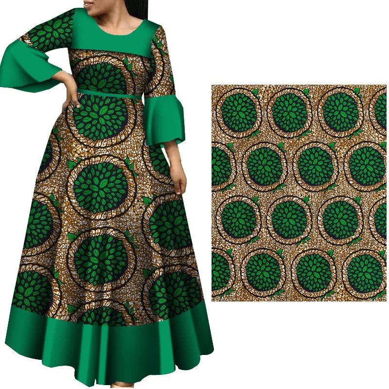 2024 Ankara Wax Print tessuto tessuto cerato africano di alta qualità 100% cotone morbido garantito vero tessuto cerato reale per abiti