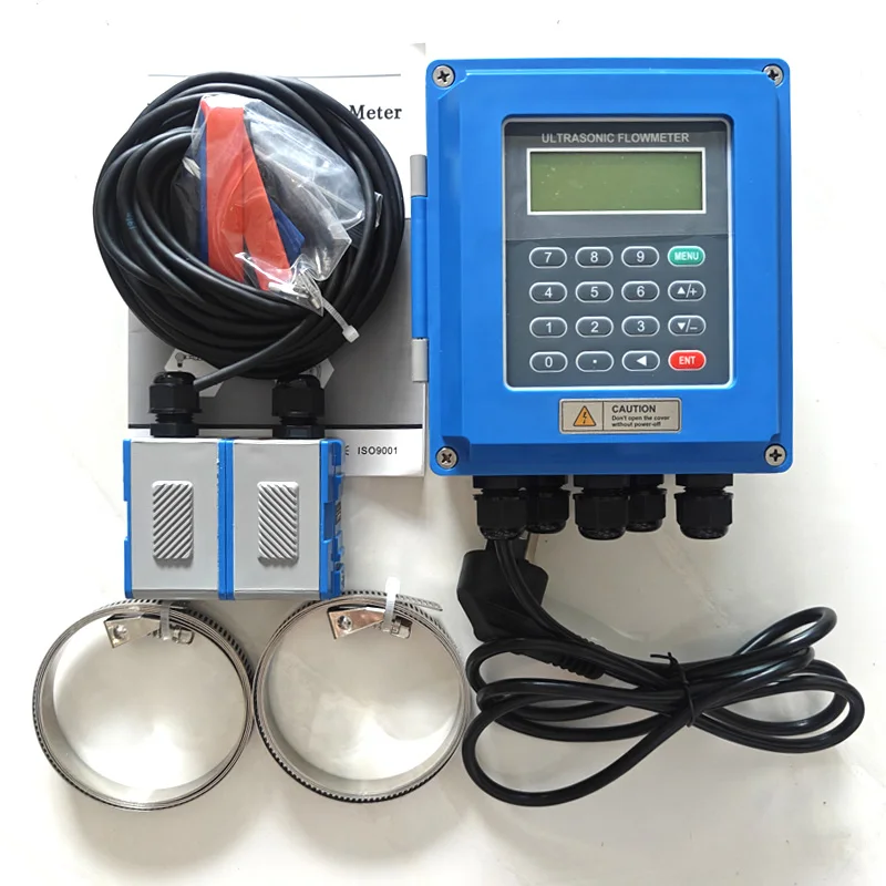 

Original TUF-2000B DN15-700mm TS-2 TM-1 Transducer Wall-Mounted Liquid Water Flowmeters RS485 Modbus Protocol Flow Meter