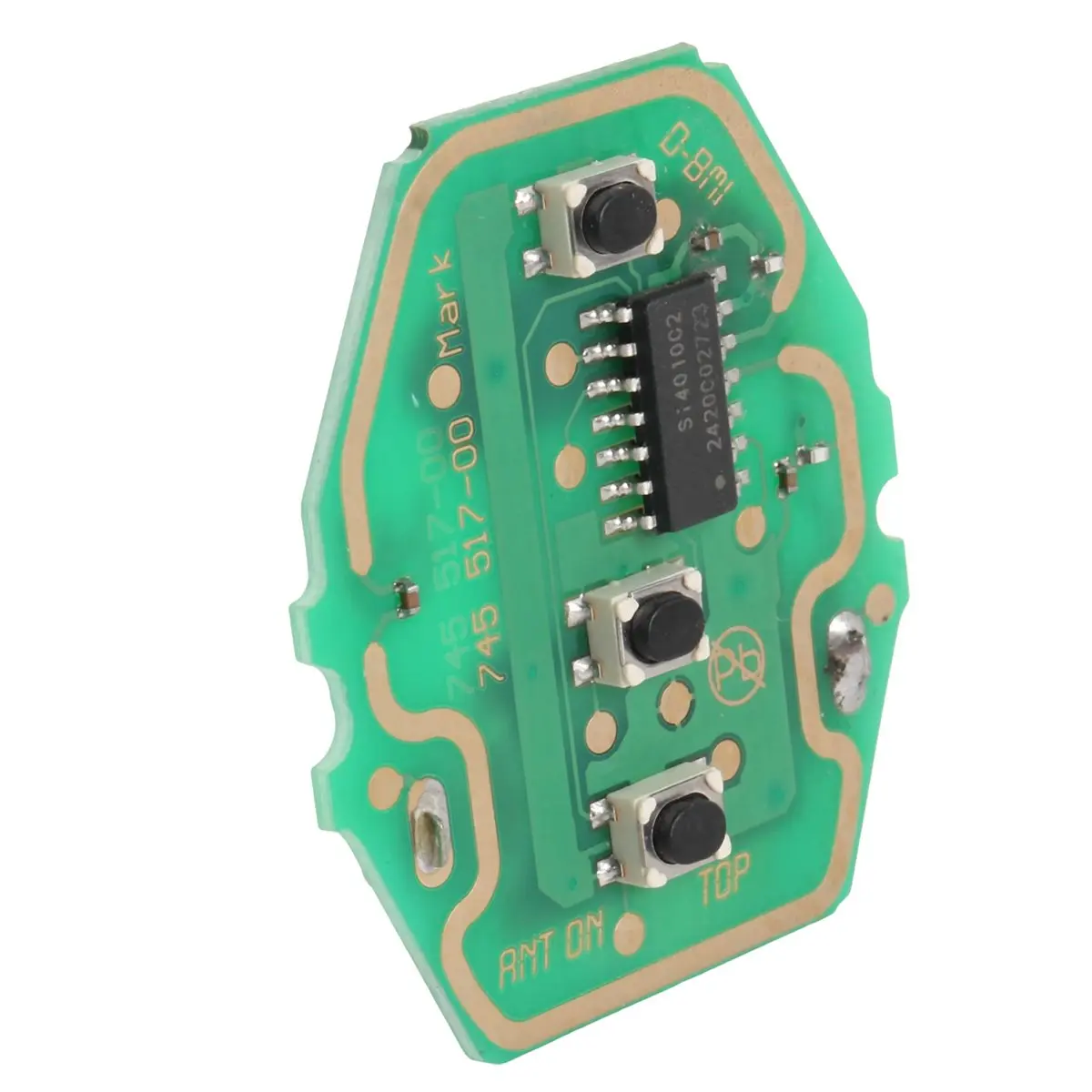 #49B 3 Button Remote Car Key Board 315MHz/433MHz For-BMW Without Key Shell,315MHz Key,(green)