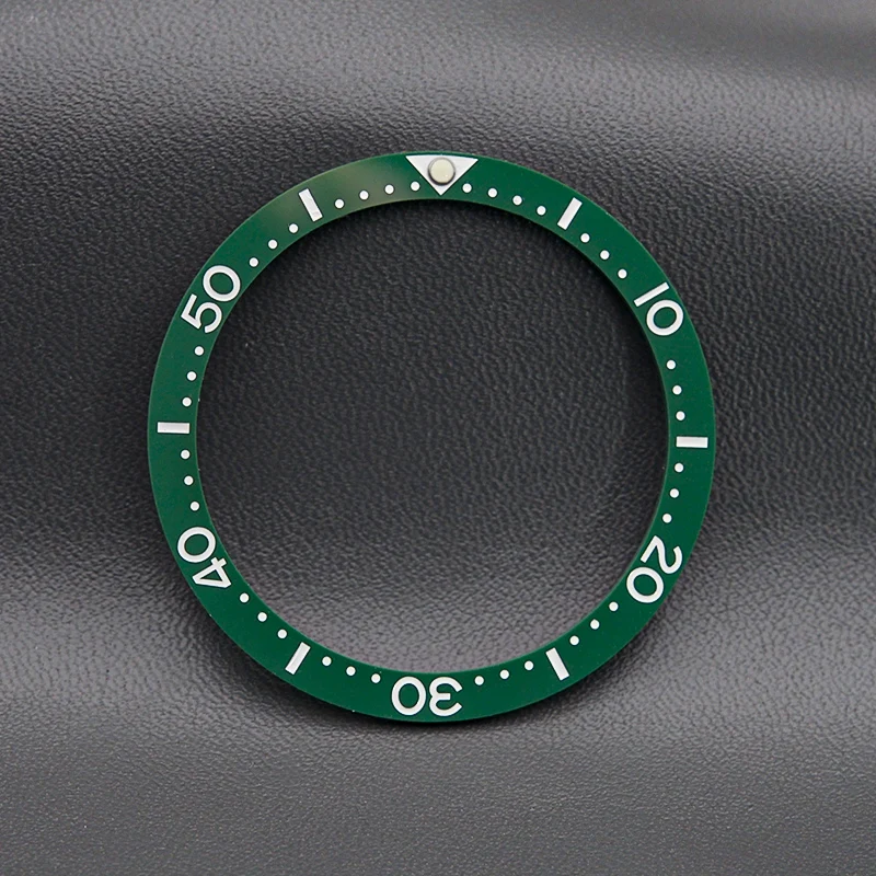 38mm*31.5mm Flat Ceramic Bezel Insert Fit  SKX007 SKX009 SRPD Watch Case 12 Hour Style Bezel Ring Men Watch Parts Gift