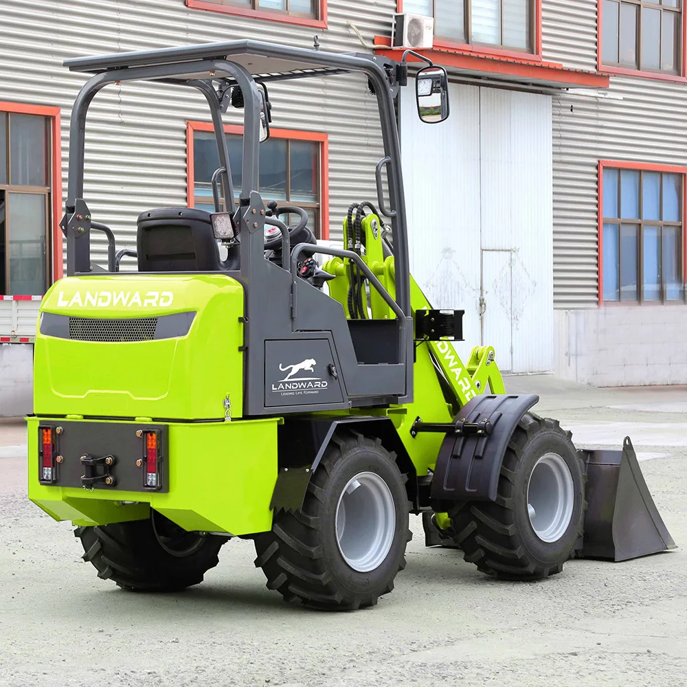 China New Electric Small Wheel Loader CE ISO Front End Loader 600KG Factory Price EPA Battery 4x4 Mini Loder Customized