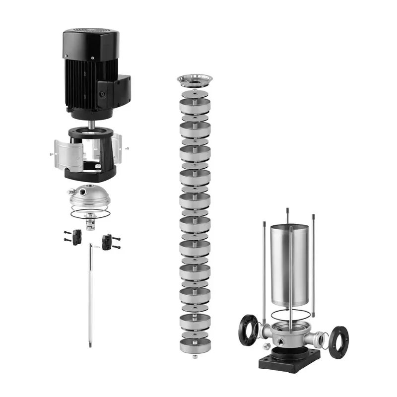 Vertical Multistage Water Pump Multistage Impeller for Commercial Building and Residential Building Water Supply