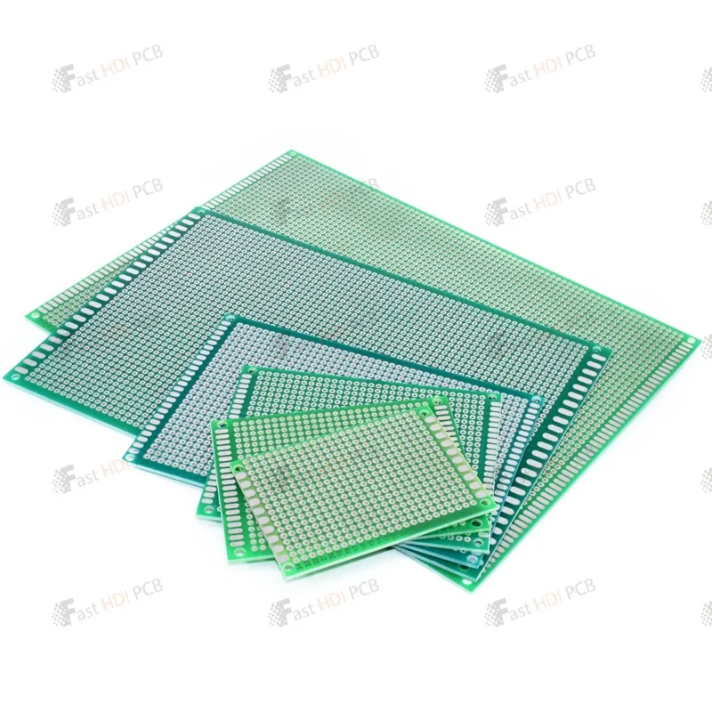 Single-Sided Perfboard Prototype PCB with Tin-Plated Holes 2.54mm Pitch Perf Board FR-4 1.6MM DIY Universal Circuit Test Board