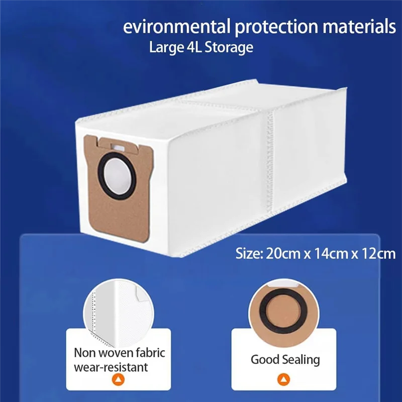 

-A95Z Accessories Kit For Xiaomi X20+ / X10+ Robot Vacuum Cleaner Main Side Brush Mop Cloth Hepa Filters Dust Bags