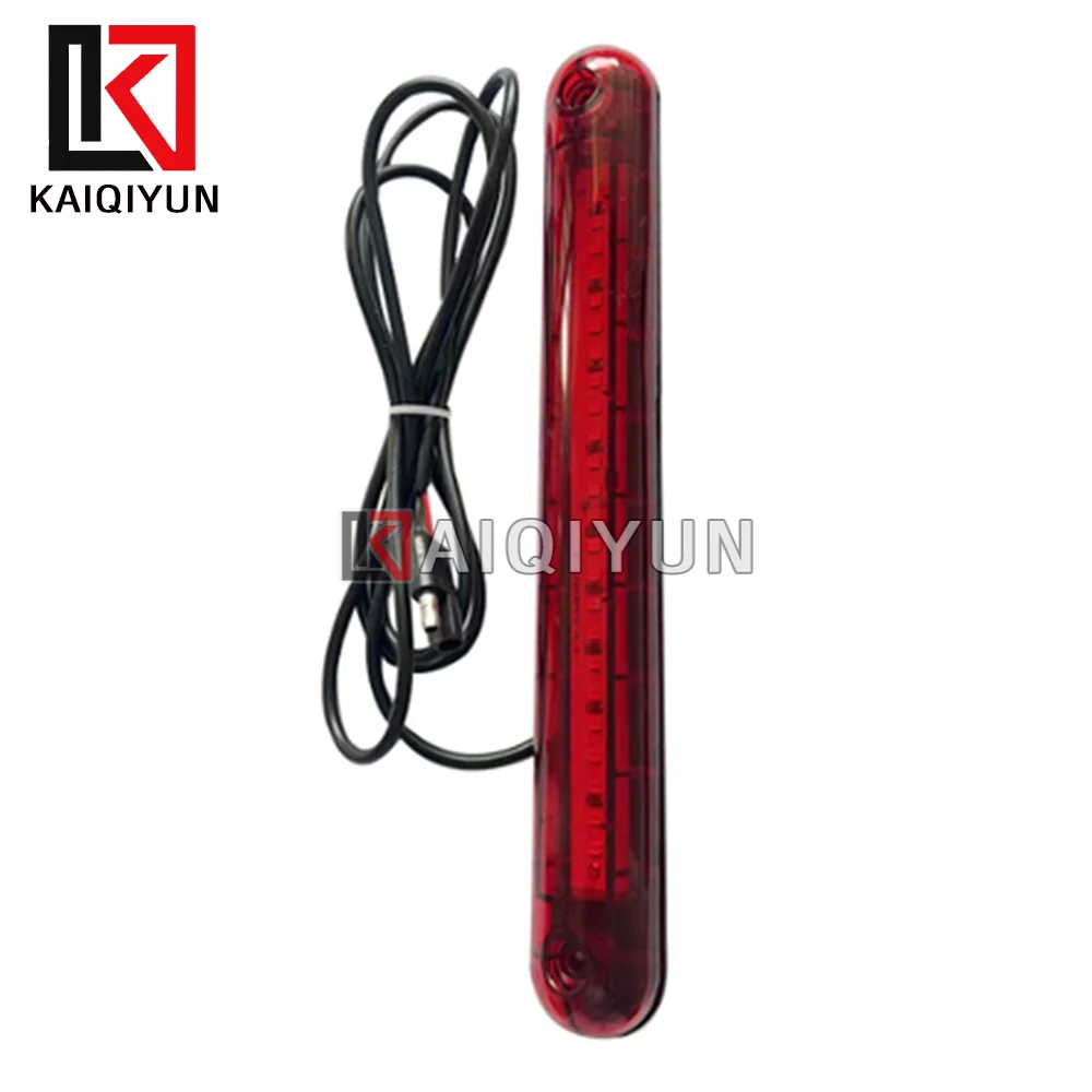 1Piece 12V Universal 3rd Brake Lights Bar 24 LED Stop Light Lamp Strip Camper Shell Trailer Cargo High Mount Brake Light(Red)