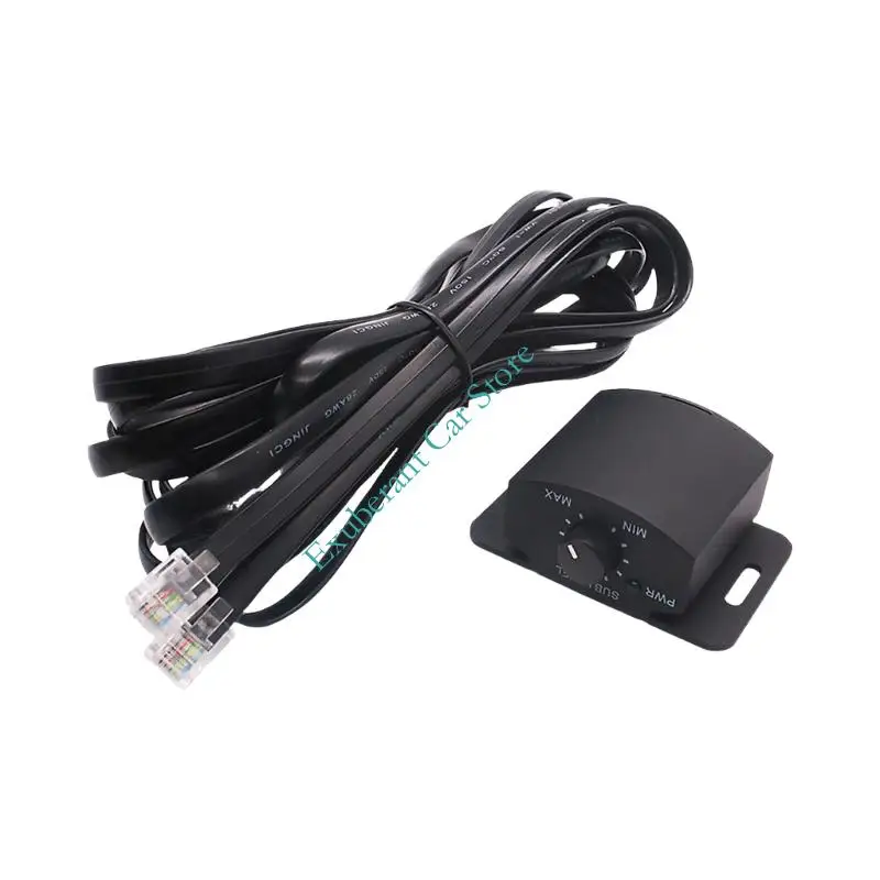 Small Remote Subwoofer Volumes Controller with Anti Dust Designs Car Amplifier Manager for Best Music Performances