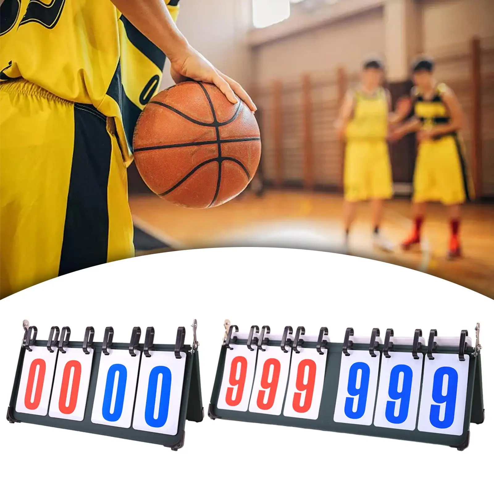 

Табло Score Keeper Table Top для бадминтона, спорта, баскетбола, бейсбола