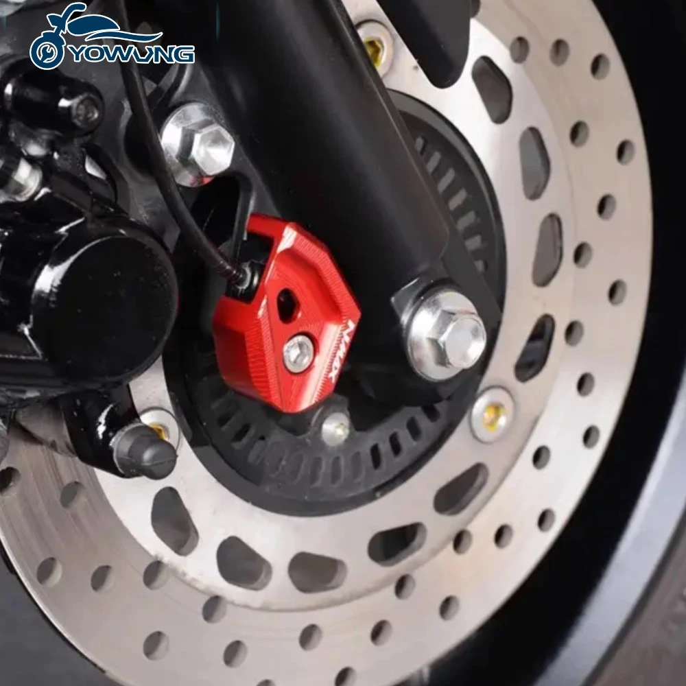 

For YAMAHA NMAX125 NMAX155 N-MAX 125 NMAX 155 AEROX Front Wheel ABS Sensor Protection Cover Cap Guard Protector Accessories