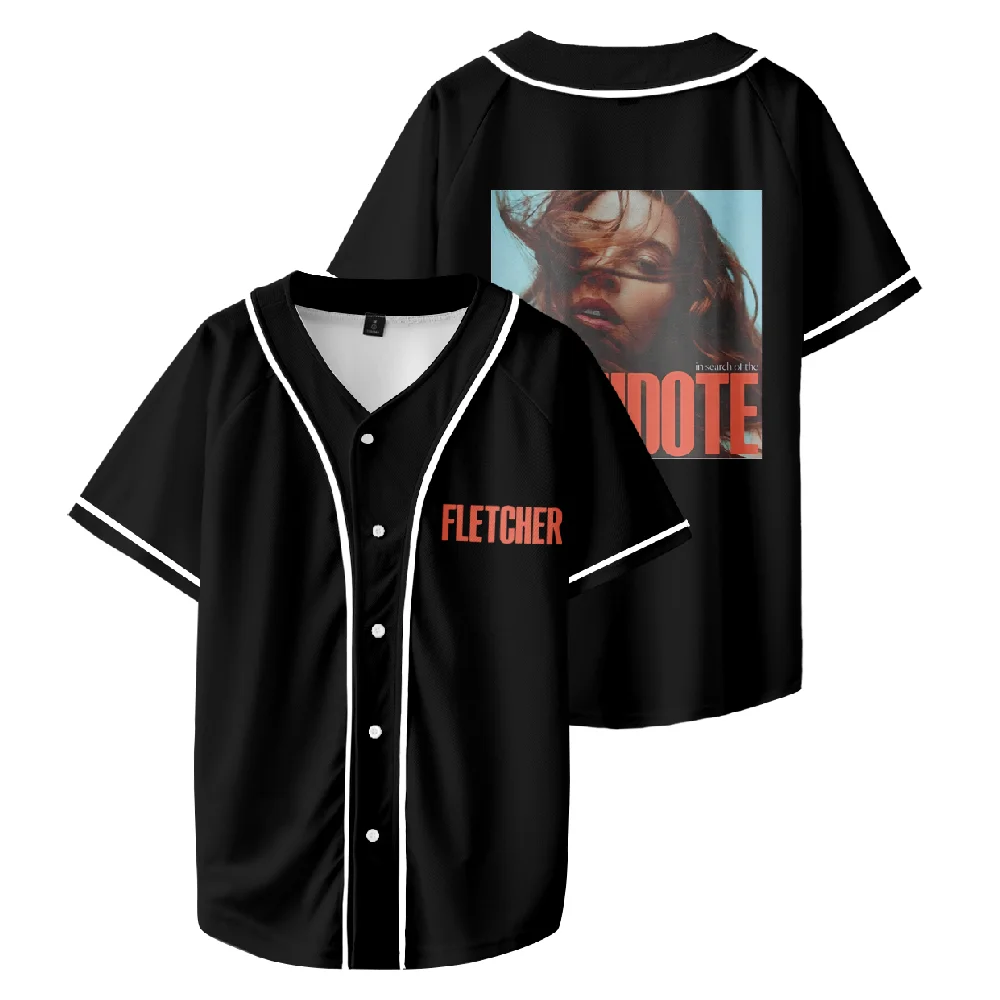 Fletcher In Search Of The Antidote Baseball Jersey Women Men Short Sleeve Tee Casual Streetwear Unisex Clothes