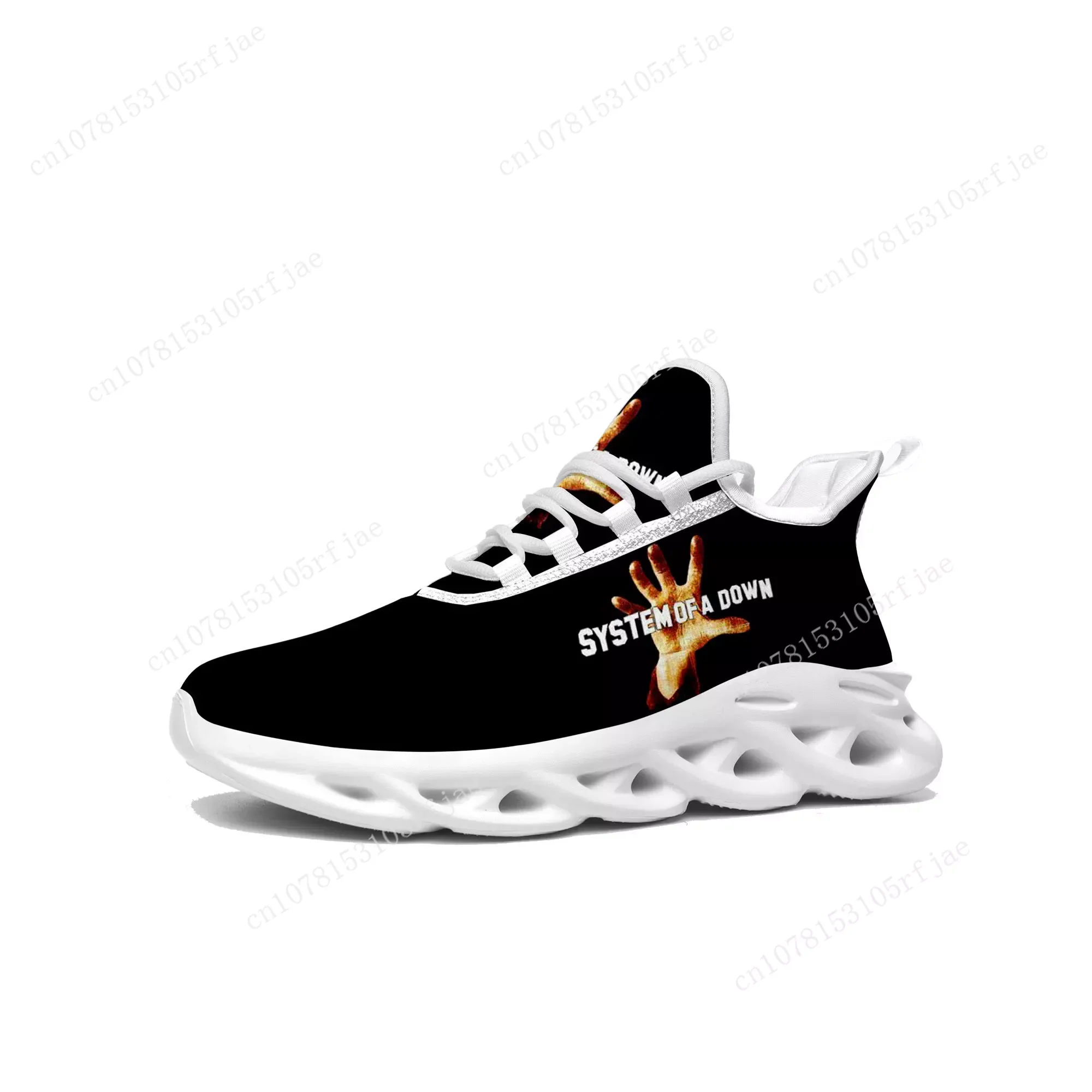 System of a Down Flats Sneakers Mens Womens Sports Running Shoes High Quality Sneaker Lace Up Mesh Footwear Tailor-made Shoe