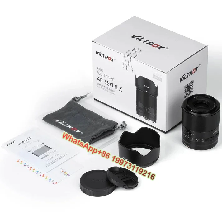 

Полнокадровый объектив Viltrox AF 35 мм F1.8 для объектива камеры Nikon Z-Mount с автоматическим фиксированным фокусом и интерфейсом Minolta
