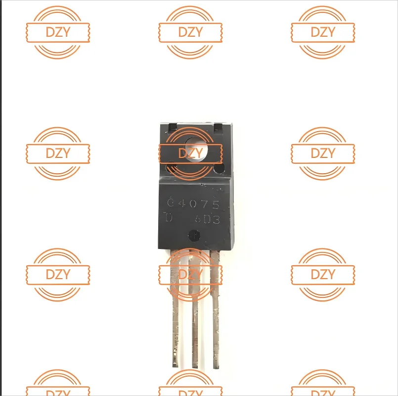 

10pcs 2SC4075 200MA 300V TO-220F NPN Triple Diffused Planar TypeSilicon Transistor