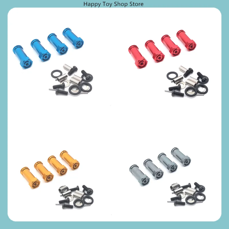 

1/12 & 1/14 Scale CNC Alloy 12mm Wide Hex Hub Adapter for WL RC Crawler, Extended Wheel Mount Upgrade