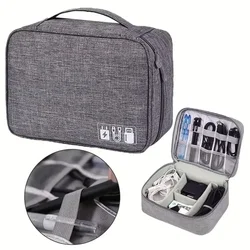 Large capacity Electronics Organizer Travel Cable Organizer Bag Waterproof Portable Digital Storage Bag Electronic Accessories
