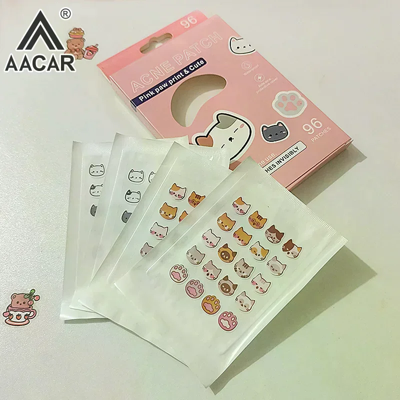 96-patches Acne-patches Verwijdering Puistje-patches Vlekken Marks Concealer Reparatiesticker Waterdicht