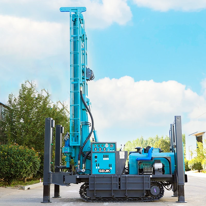 China 180m 200m Water Drilling Machinery Pneumatic Portable Hydraulic Jaw Water Well Drilling Rigs Borehole Drilling Rig Price