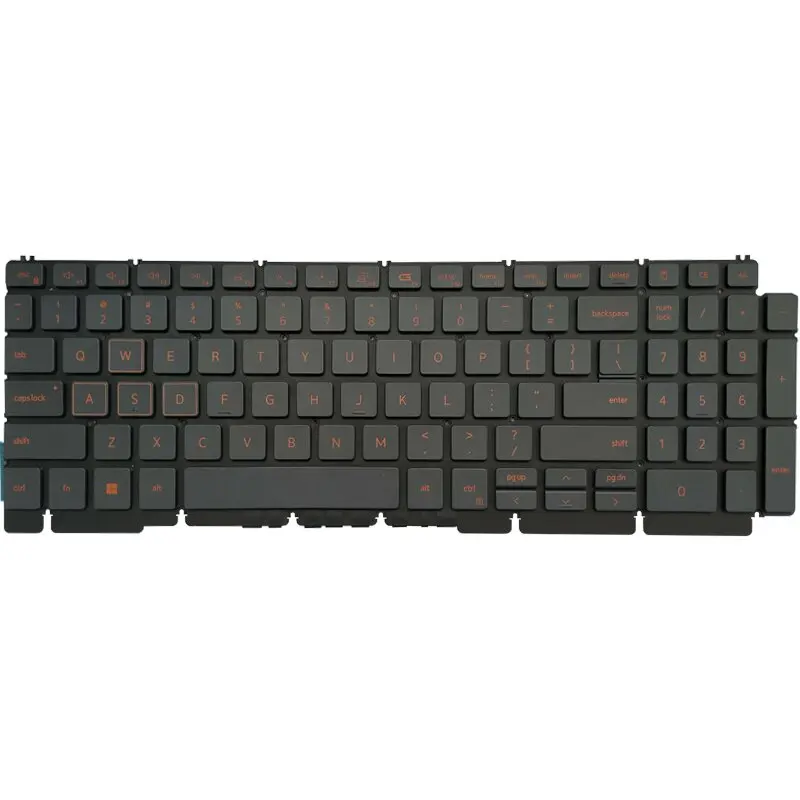 New US Keyboard For Dell G15 Ryzen Edition G15 5510 5511 5515 5520 With Red backlight