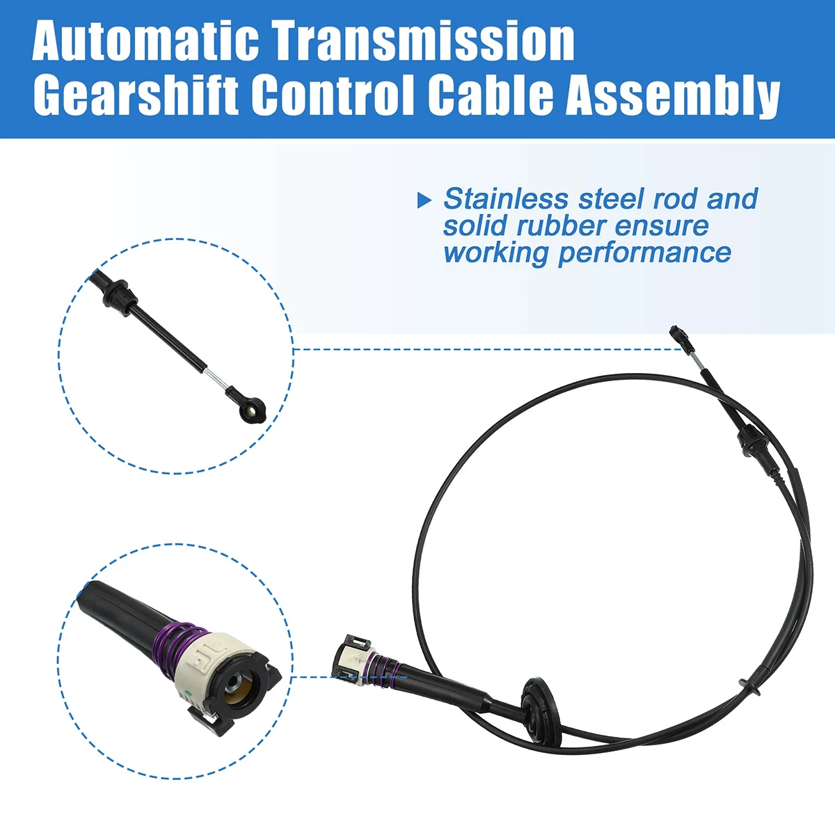 

1Set 12477639 15196274 15118283 Automatic Transmission Shift Cable for Chevrolet Silverado GMC 1500 2500 3500 99-07