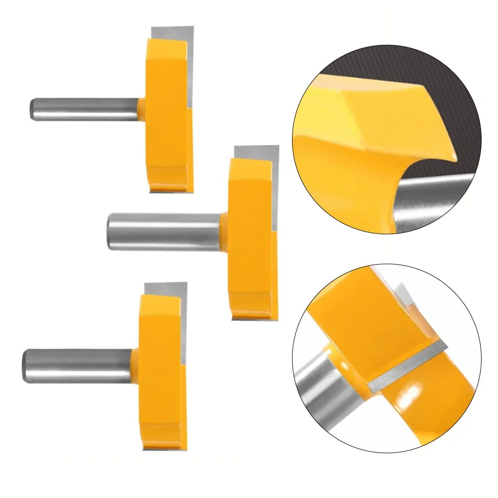 

1Pc Milling Cutter Router Bit 8/12/12.7mm Shank For Cleaning Bottom Woodworking Wood Trimming Carpentry Power Tools Accessories
