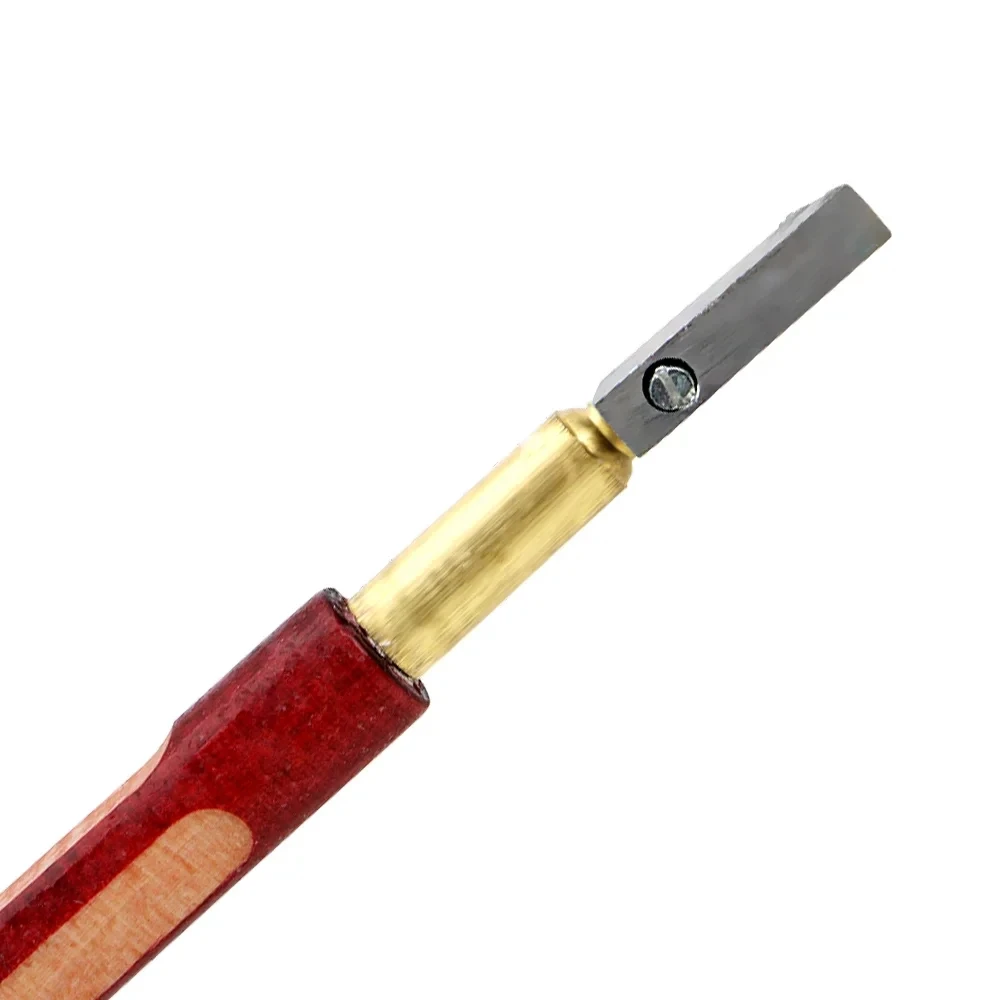 أدوات الأجهزة الماس الزجاج سكين الماس الخشب مقبض قطع سكين المنزلية رقاقة السيليكون الزجاج الطبيعي الماس سكين