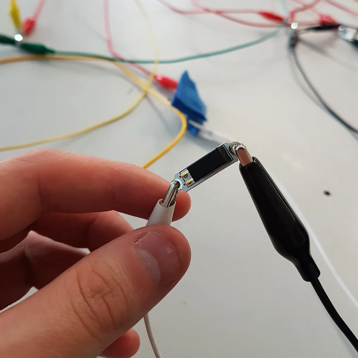 20pcs Alligator Clips Electrical Test Leads With Alligator Clips Stamping Jumper Wires For Electrical Testing 10mm Open Diameter