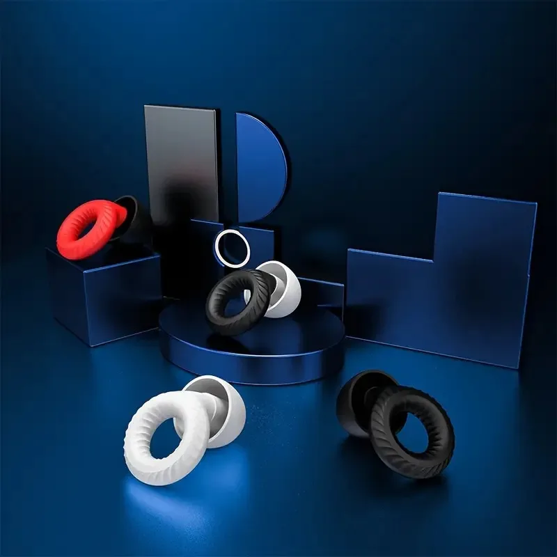 مكافحة الضوضاء سيليكون سدادة الأذن النوم الحد من الضوضاء الأذن التوصيل إلغاء عازلة للصوت الأذن المقابس مساعد السباحة تصفح مقاوم للماء #2