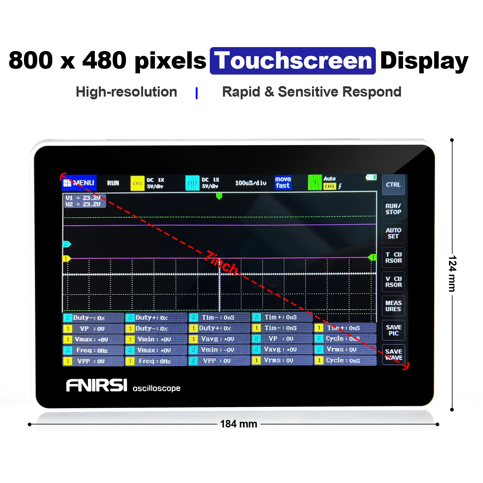 2CH 100MHz 1GSa s Tablet Oscil - Electronics Repair Engineer 评论和价格