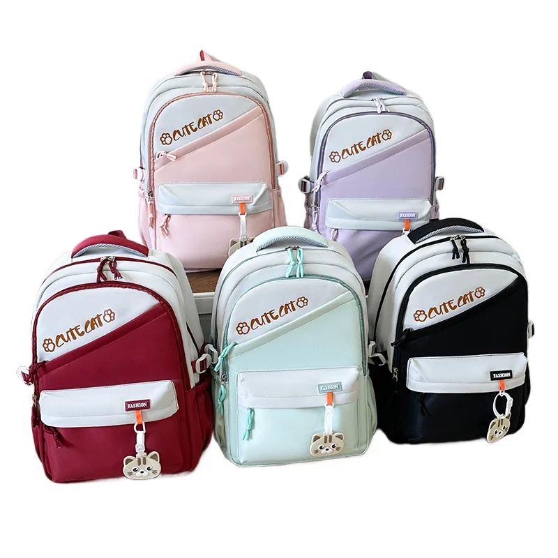 

Fashionable Lightweight Backpack for Women Large Capacity Travel School Bag Anti-Theft Water Resistant Casual Daypack