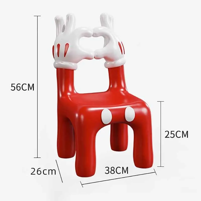 Portable Shoe Changing Stool Small Furniture for Home Children Living Room Ottomans Removable Multifunctional Backrest Chair