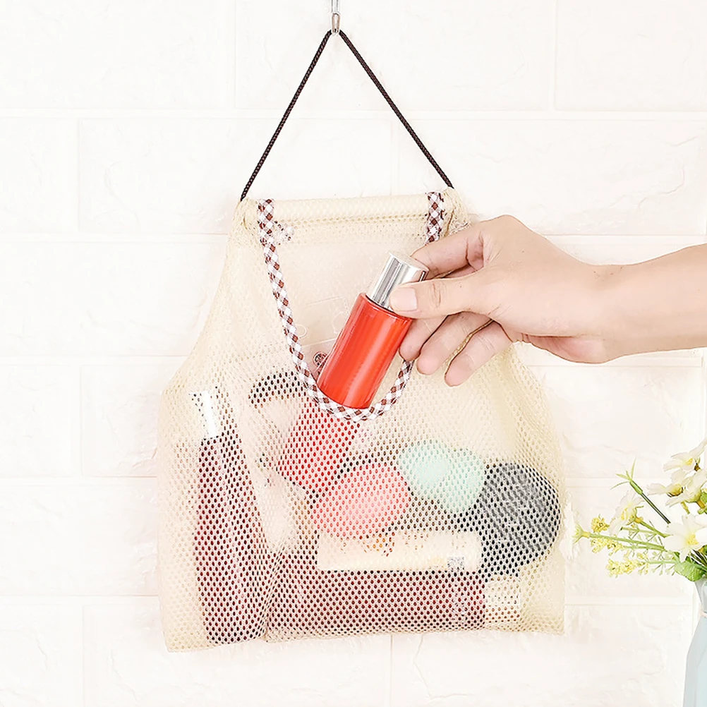 

3pcs Hanging Vegetable Reusable Storage Organizer For Fruits Garlic Onion Hanging Compact Lightweight Fruit