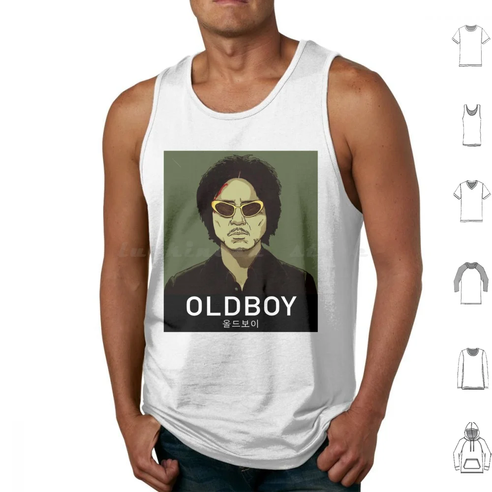 Oldboy Tank Tops Vest Sleeveless Oldboy Park Chan Wook Oh Dae Su Choi Min Sik South Korea Vengeance Film Cinema Movie