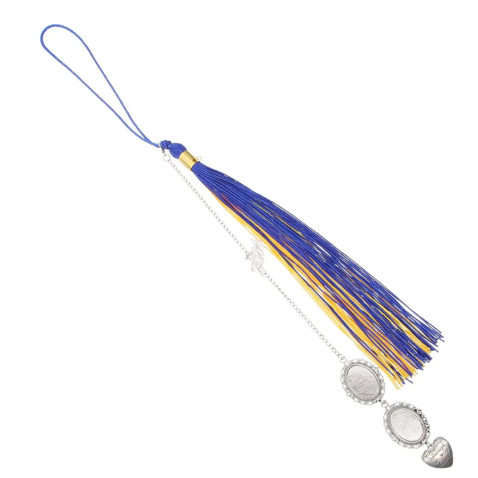 

Tassel Photo Charm for Graduation Cap 2024 Grad Memorial Charm Decor Stylish Hanging Pendant for Graduate Cap Customizable Class