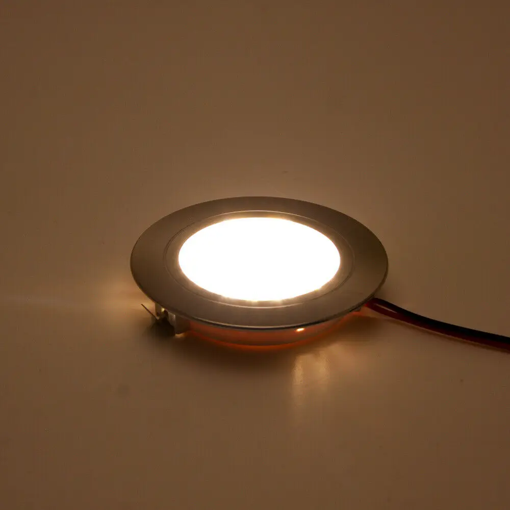 Warm White LED Light With Wires Signal Lamp Parts Caravan 12V Led Touch Sensitive On/Off Lights Boat Motorhome Warm Spot Light